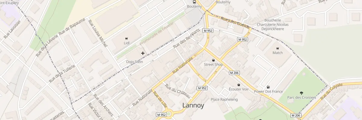 Plan du 20 Rue Nationale à Lannoy
