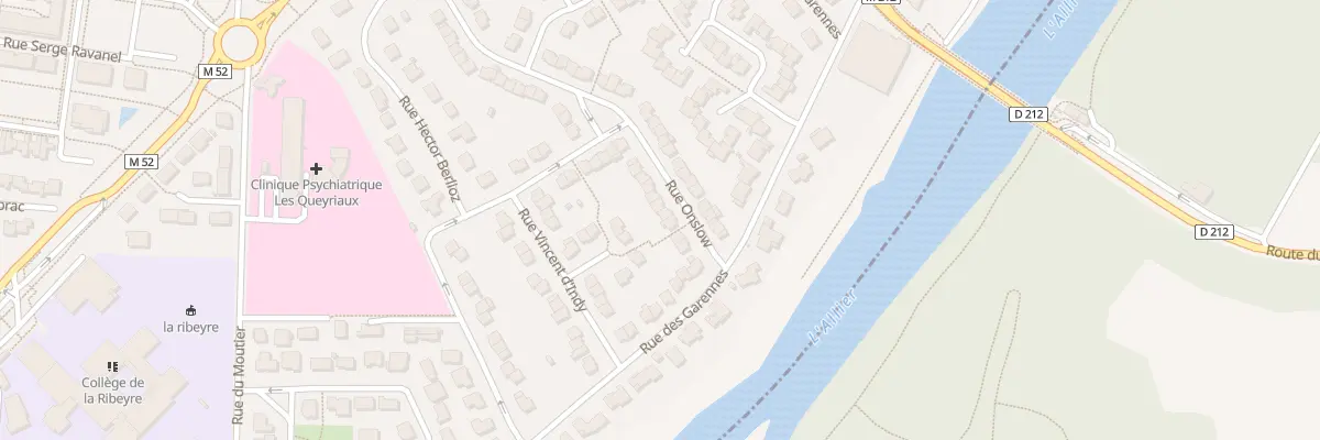 Plan du 7 Rue Onslow à Cournon-d’Auvergne