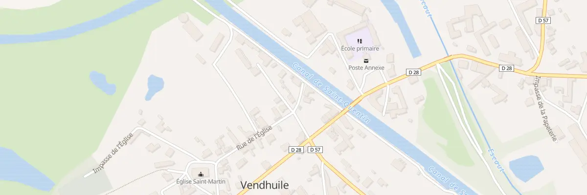 Plan du 4 Rue de l’Eglise à Vendhuile