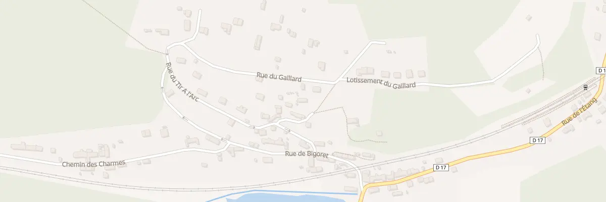Plan du 16 Rue du Gaillard à Corcy