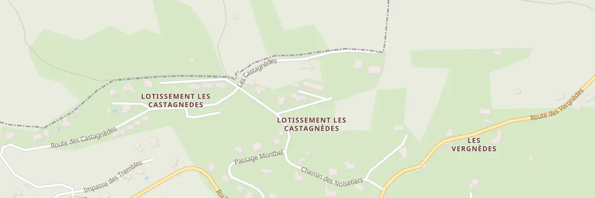 Plan du 7152 Lot Les Castagnedes à La Canourgue
