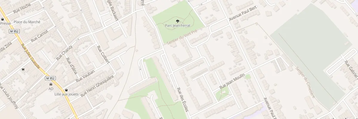 Plan du 48 Rue des Écoles à Lys-lez-Lannoy