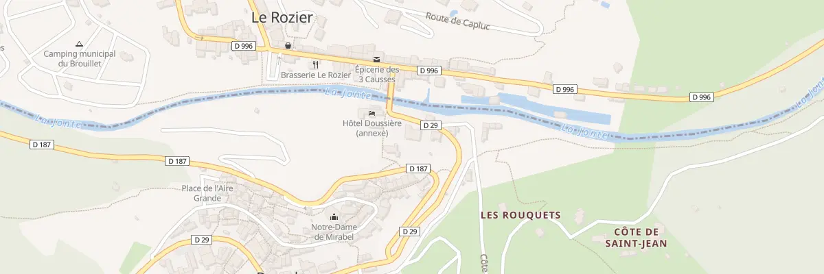 Plan du 5031A Peyreleau à Peyreleau