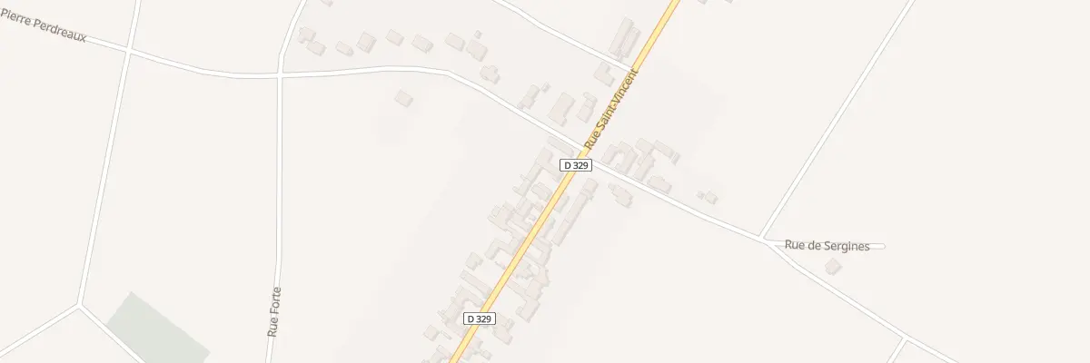 Plan du 75 Rue des Préaux à Serbonnes