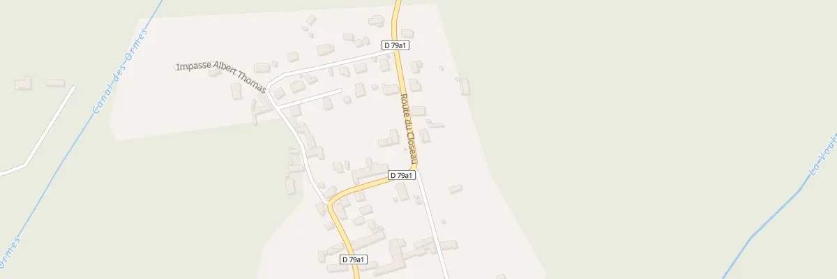 Plan du 6 Rte du Closeau aux Ormes-sur-Voulzie