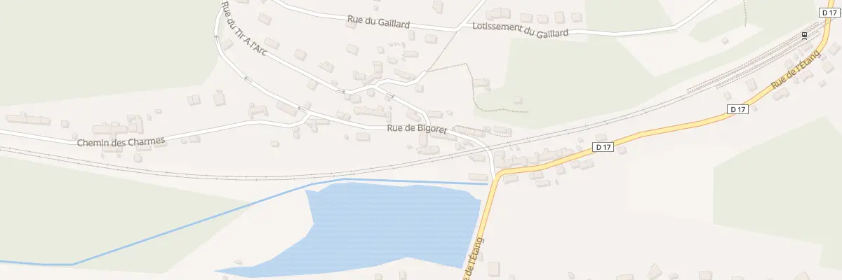 Plan du 9 Rue de Bigoret à Corcy