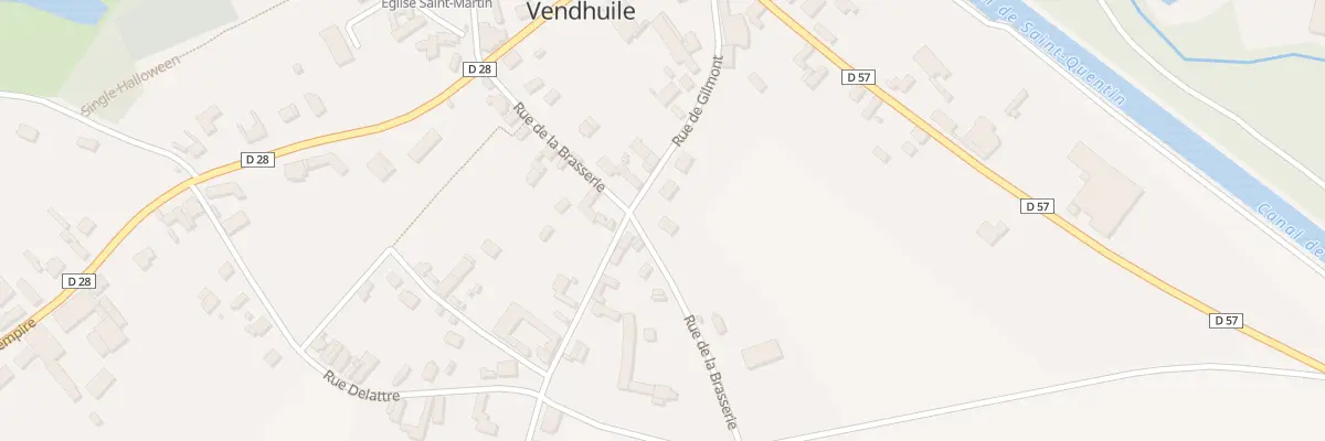 Plan du 5B Rue de la Brasserie à Vendhuile