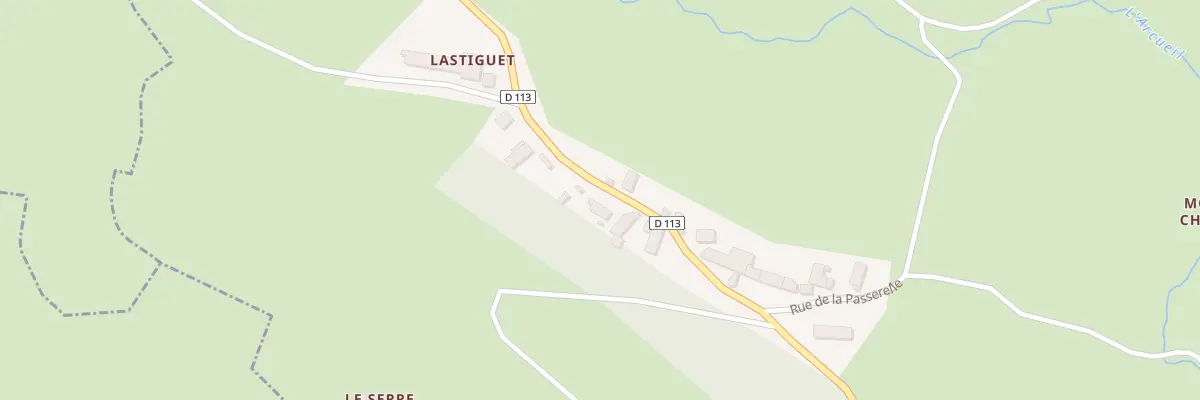 Plan du 5075 Lastiguet à Lastic