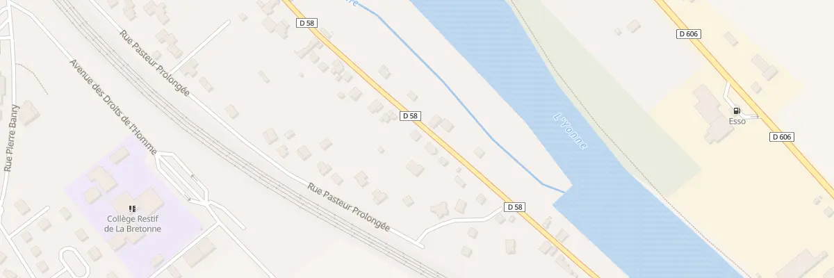 Plan du 36T Fg de Villeperrot à Pont-sur-Yonne