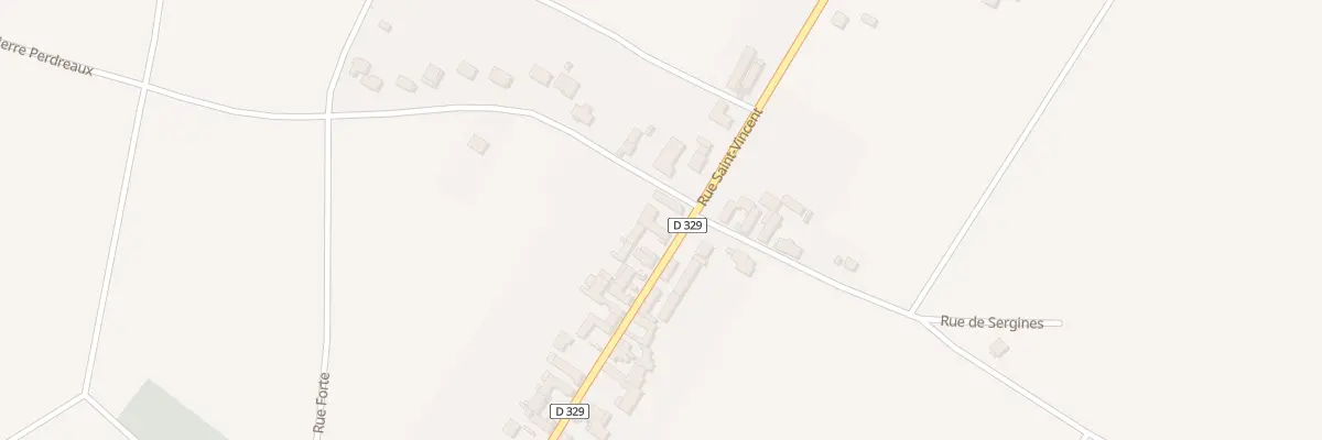 Plan du 77 Rue des Préaux à Serbonnes