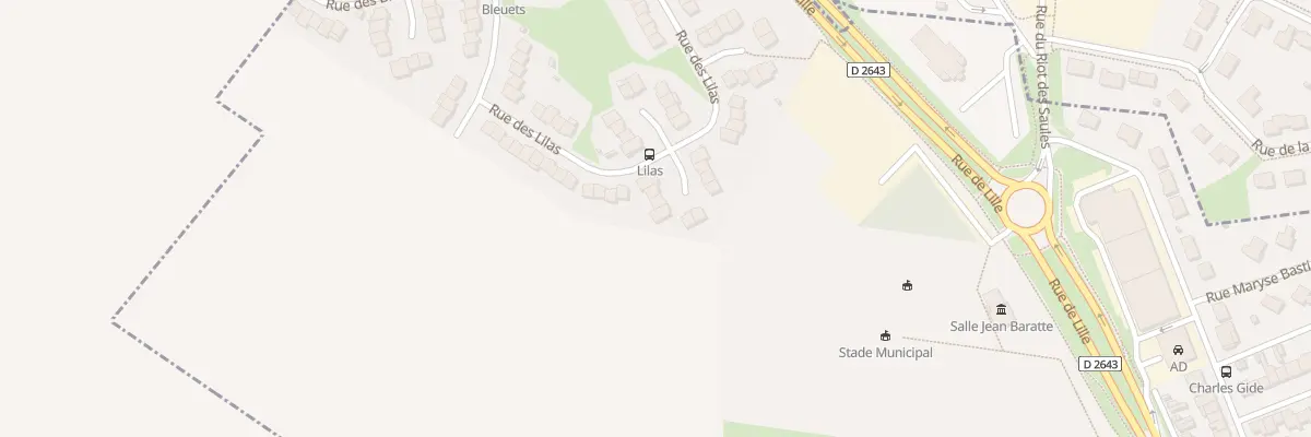 Plan du 83 Rue des Lilas à Neuville-Saint-Rémy