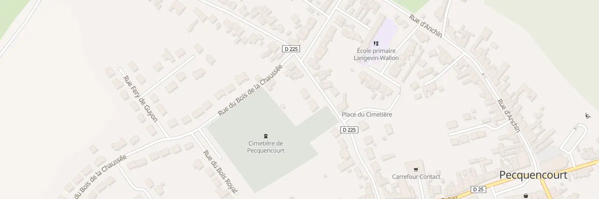 Plan du 5 Rue Jean Jaures à Pecquencourt