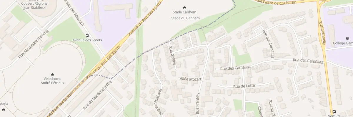 Plan du 19 Rue Galilée à Lys-lez-Lannoy