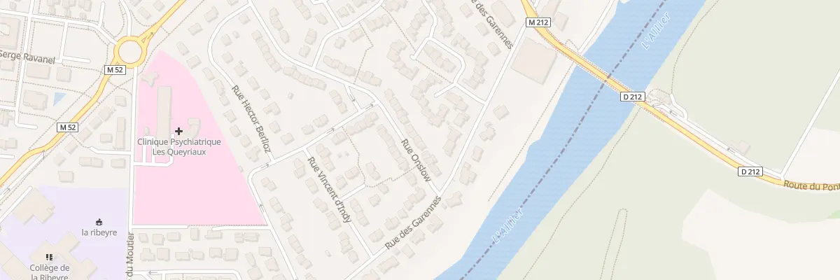 Plan du 10 Rue Onslow à Cournon-d’Auvergne