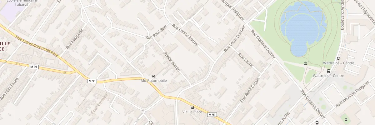 Plan du 11 Rue Louis Dornier à Wattrelos