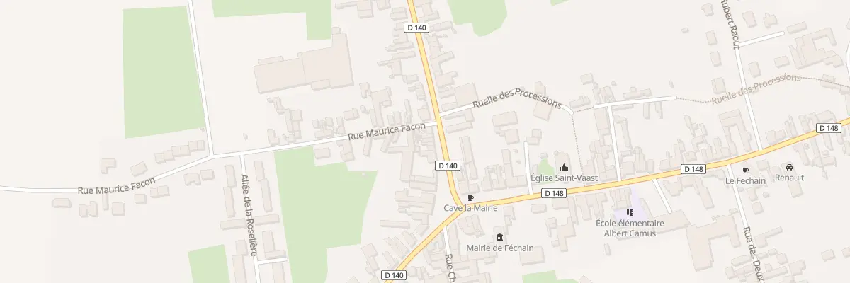 Plan du 11 Rue Pierre Bochu à Féchain
