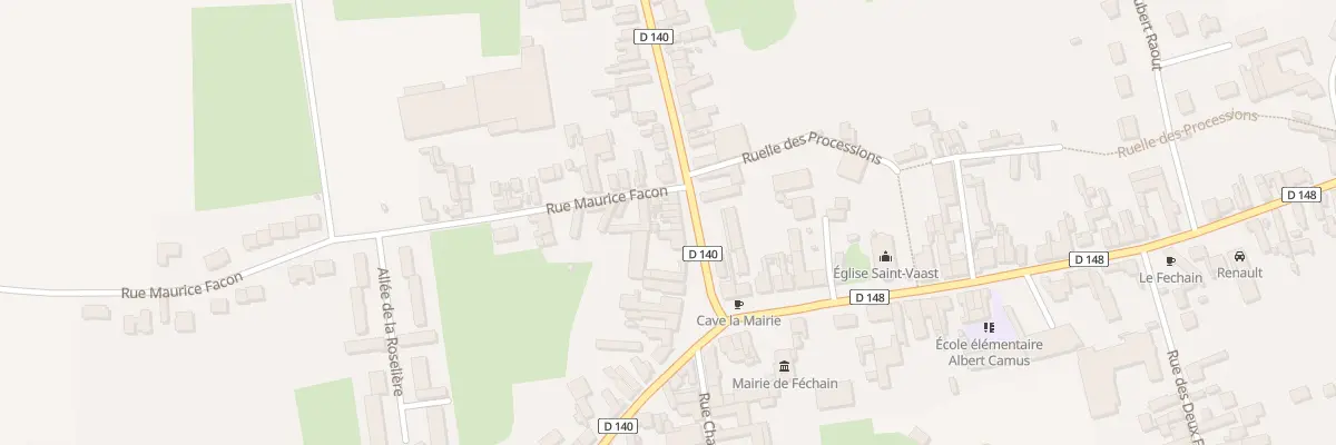 Plan du 9 Rue Pierre Bochu à Féchain