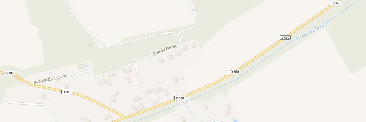 Plan du 5203 Le Clos à Subligny