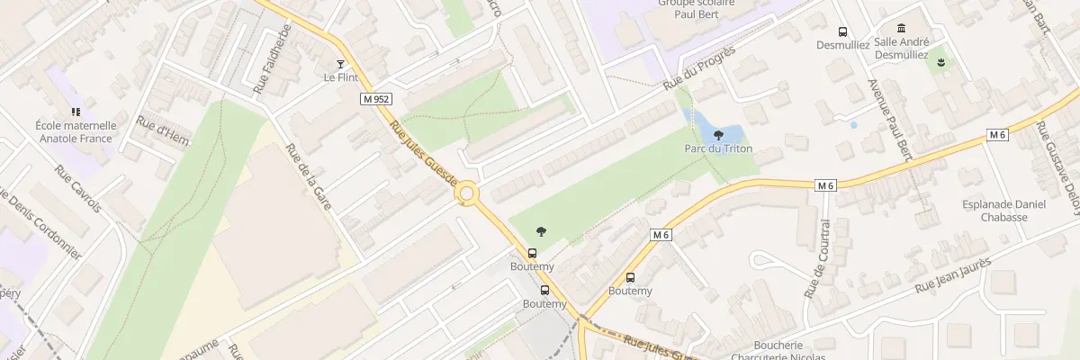 Plan du 95 Rue du Progrès à Lys-lez-Lannoy