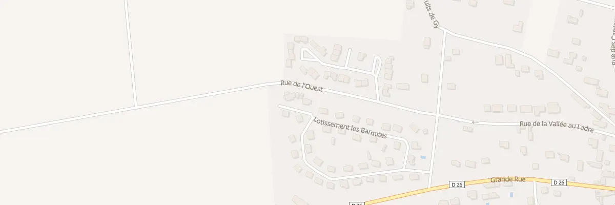 Plan du 2 Lot les Barmites à Nailly