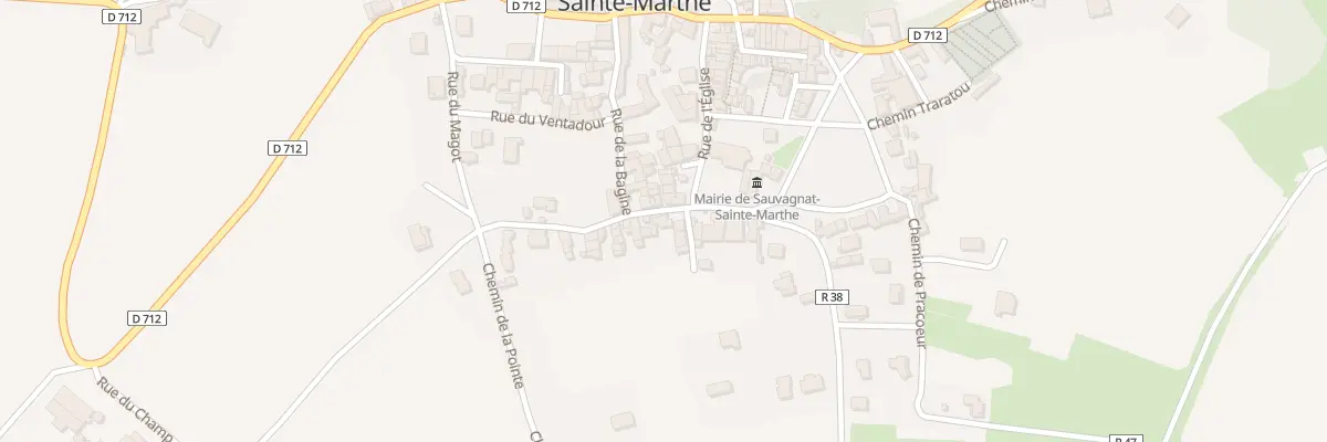 Plan du 7 Rue de la Borie à Sauvagnat-Sainte-Marthe