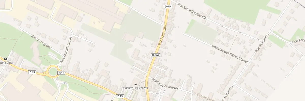 Plan du 65 Rue Nationale à Masnières