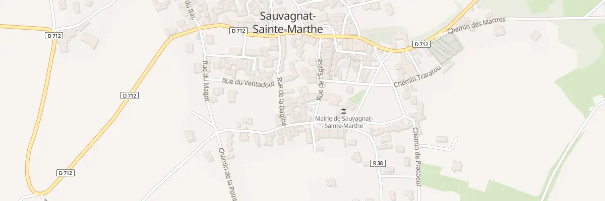 Plan du 5 Rue de la Bagine à Sauvagnat-Sainte-Marthe