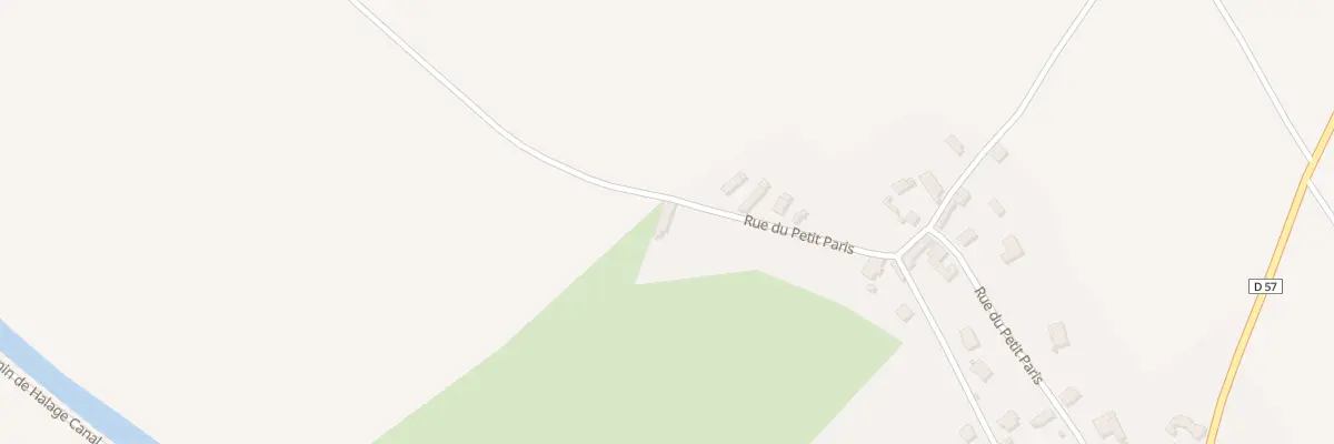 Plan du 9 Rue du Petit Paris à Vendhuile
