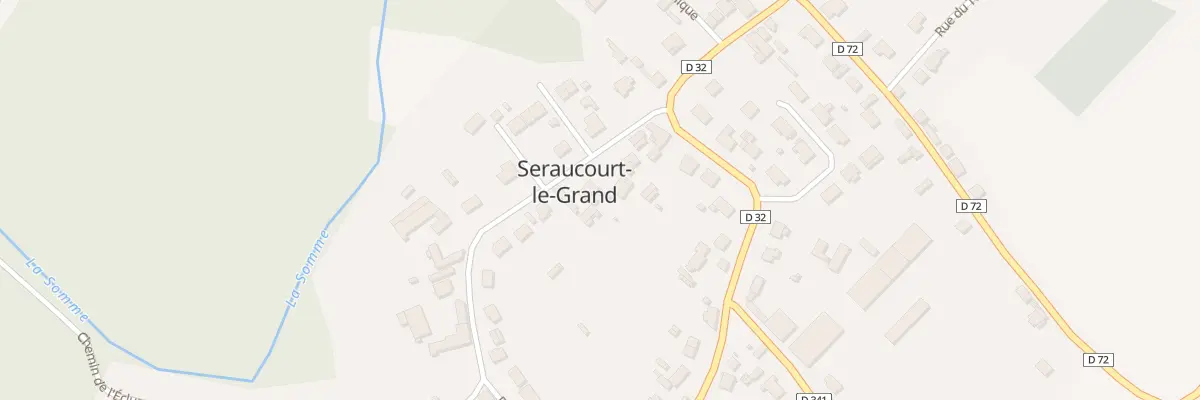 Plan du 6 Rue de la Grenouillère à Seraucourt-le-Grand