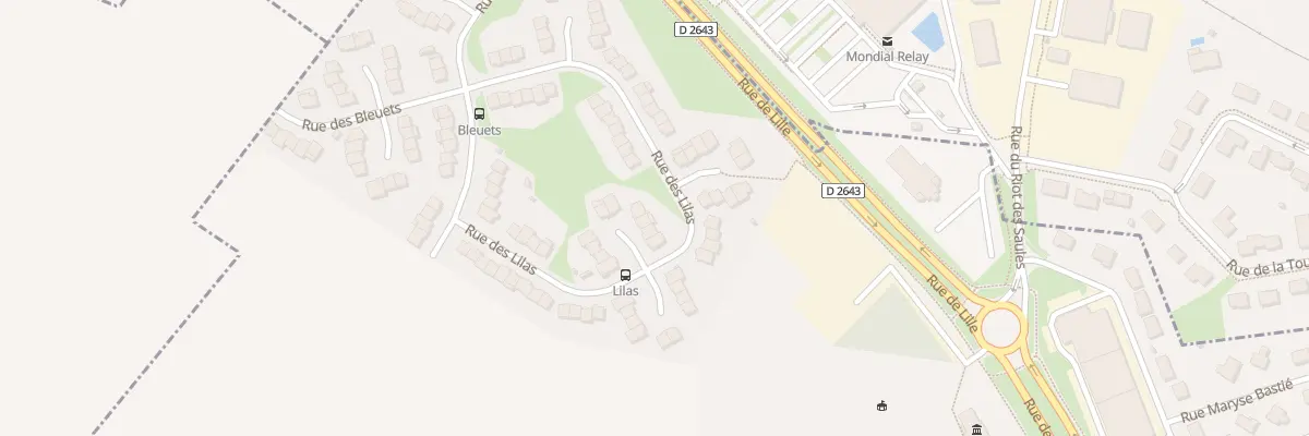 Plan du 32 Rue des Lilas à Neuville-Saint-Rémy