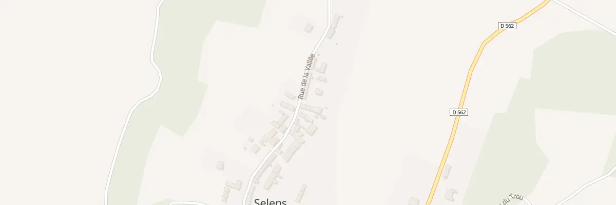Plan du 18 Rue de la Vallee à Selens