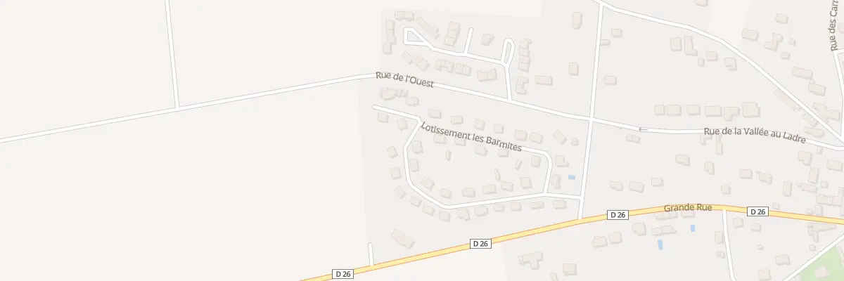 Plan du 26 Lot les Barmites à Nailly