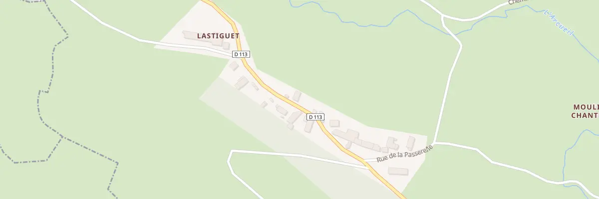 Plan du 5077 Lastiguet à Lastic