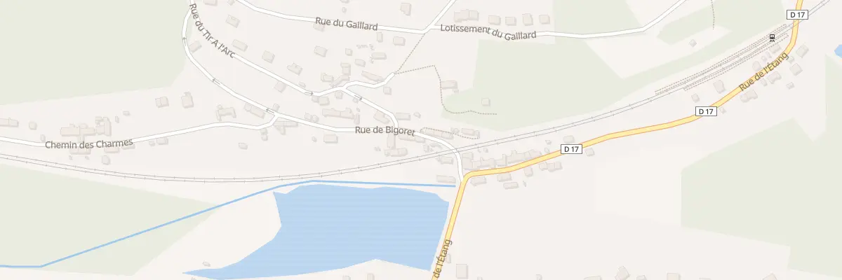 Plan du 3 Rue de Bigoret à Corcy