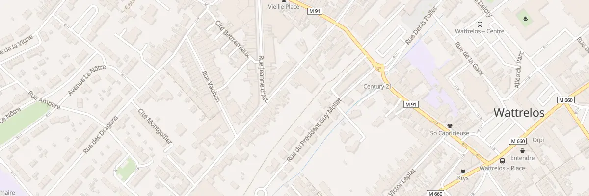 Plan du 49 Rue Faidherbe à Wattrelos