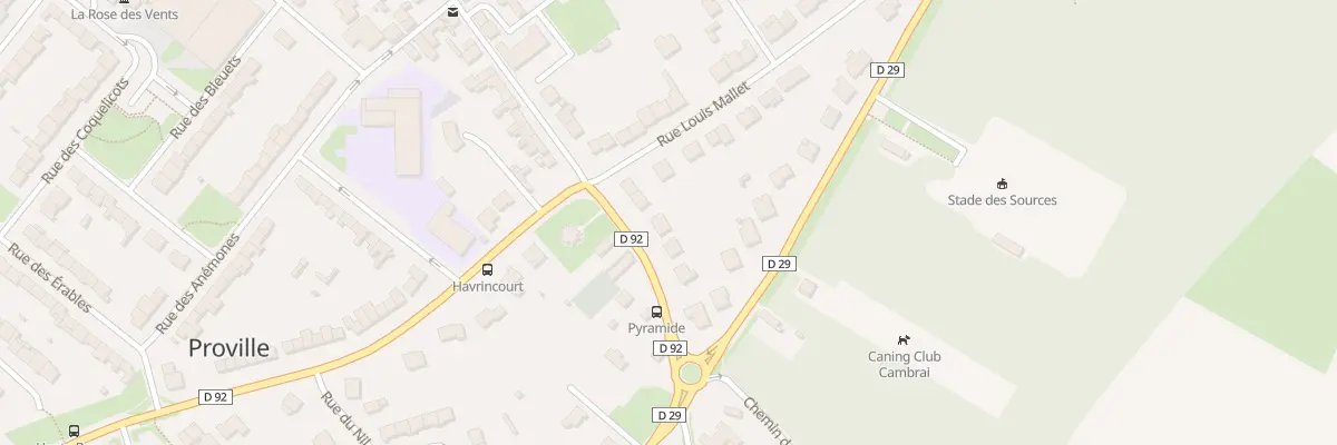 Plan du 25 Rue Gabriel Péri à Proville