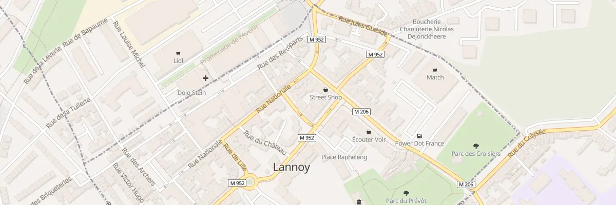 Plan du 4 Rue de Vendôme à Lannoy