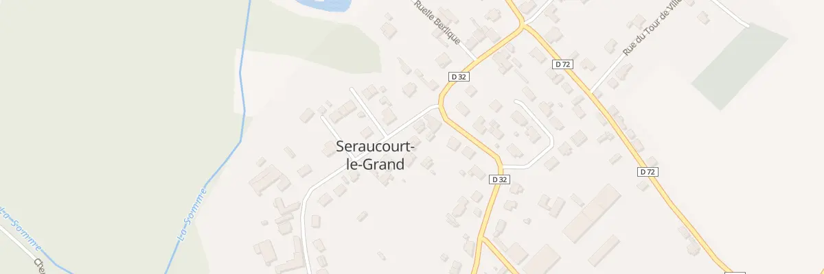 Plan du 2 Rue de la Grenouillère à Seraucourt-le-Grand
