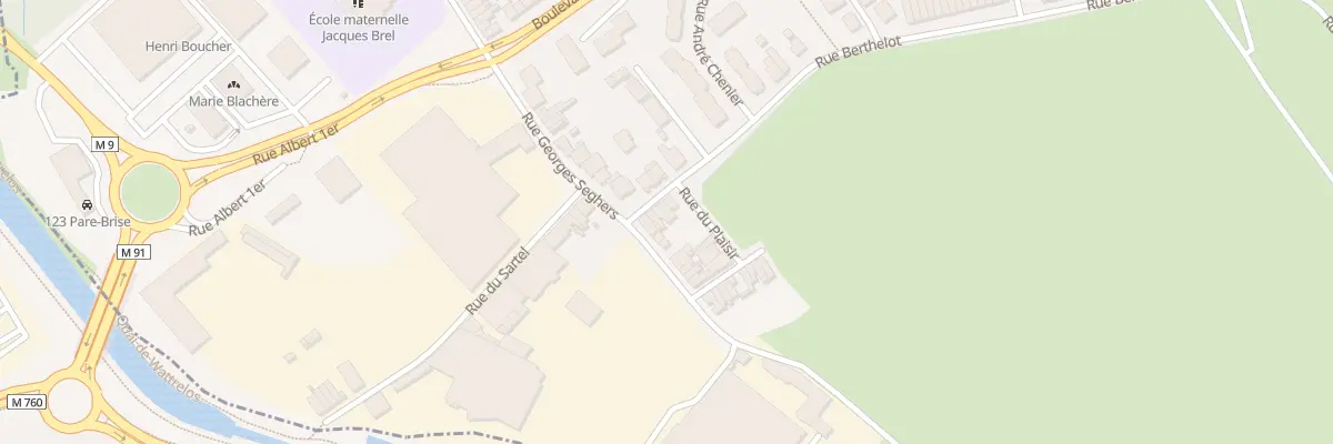 Plan du 6 Rue Berthelot à Wattrelos