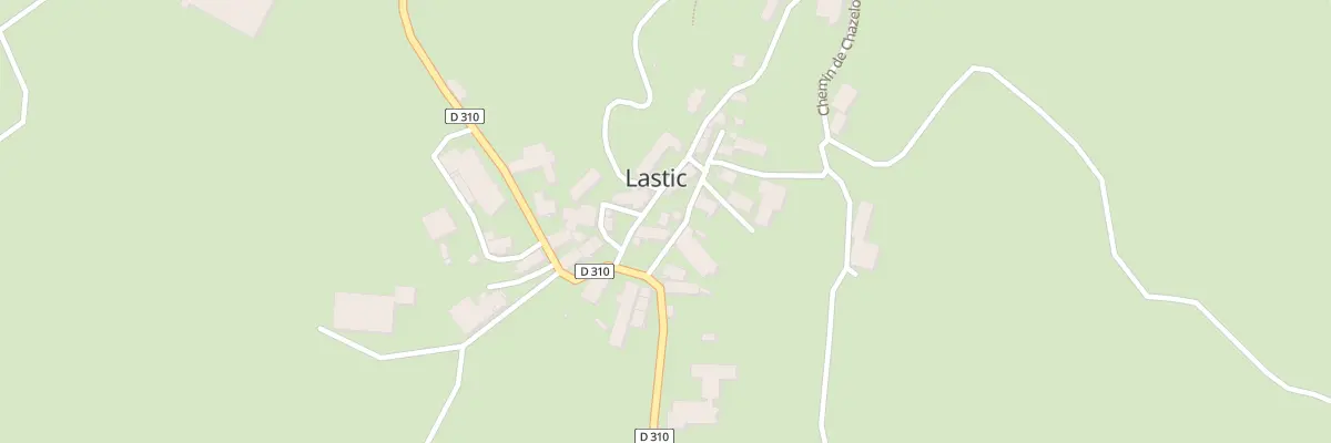 Plan du 1 Pl du Tilleul à Lastic