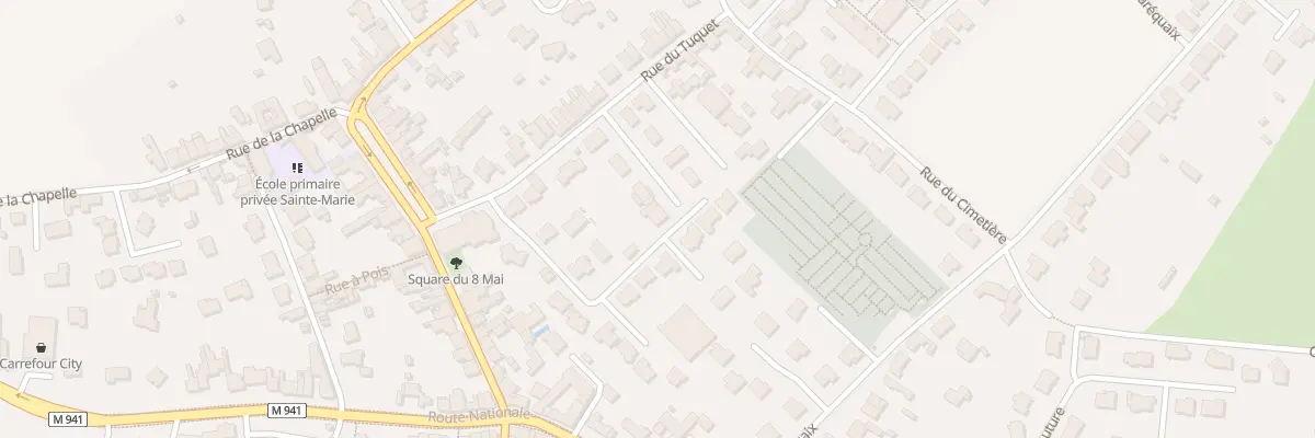 Plan du 6 Rue Roger Salengro à Chéreng