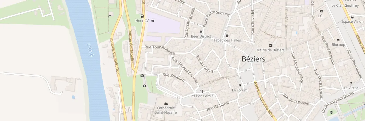 Plan du 11B Rue Tourventouse à Béziers