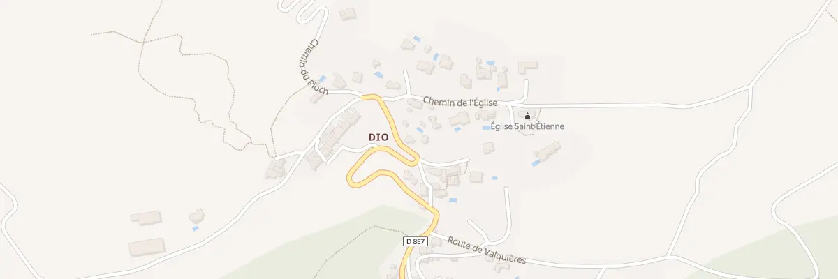 Plan du 5915F Dio à Lunas-les-Châteaux