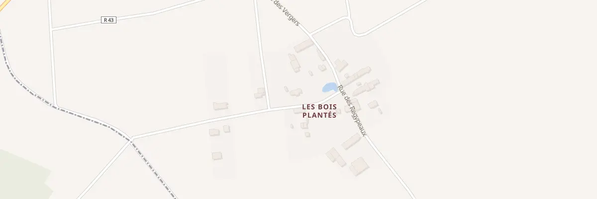 Plan du 2 Rue des Butteaux à Collemiers