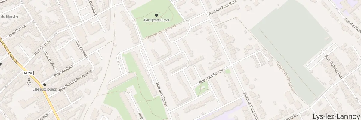Plan du 25 Rue du President Kennedy à Lys-lez-Lannoy