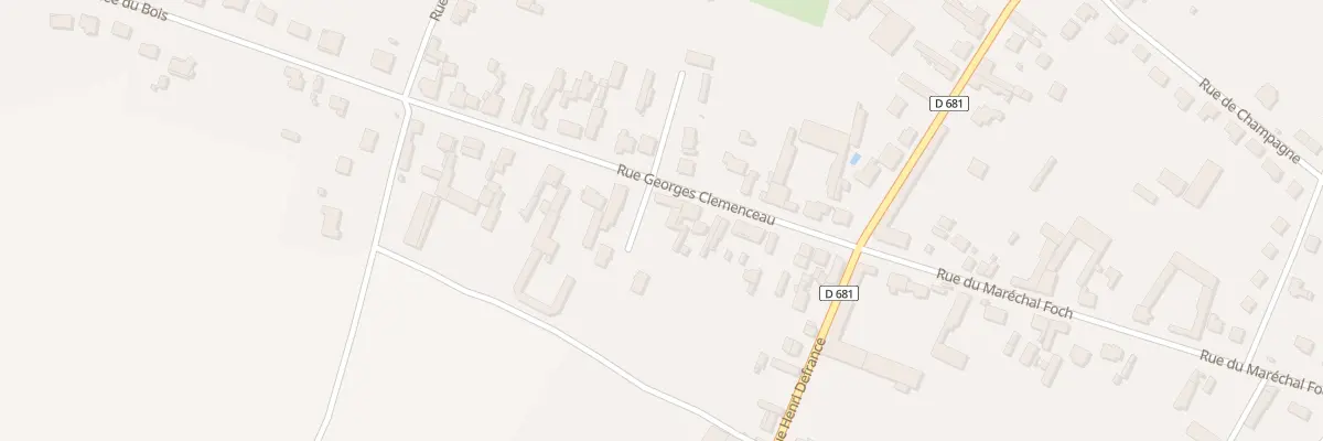Plan du 23B Rue Georges Clemenceau à Bazoches-et-Saint-Thibaut
