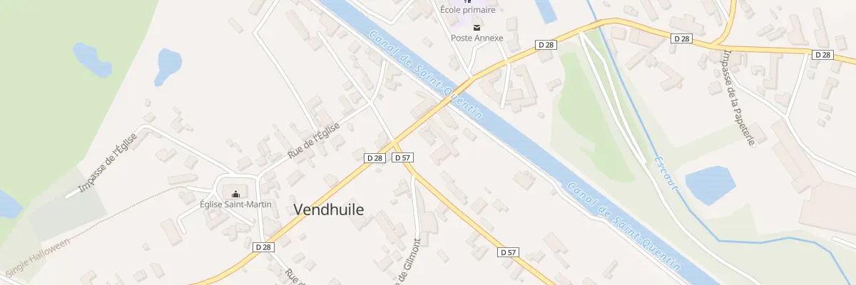 Plan du 5 Rue du Câtelet à Vendhuile