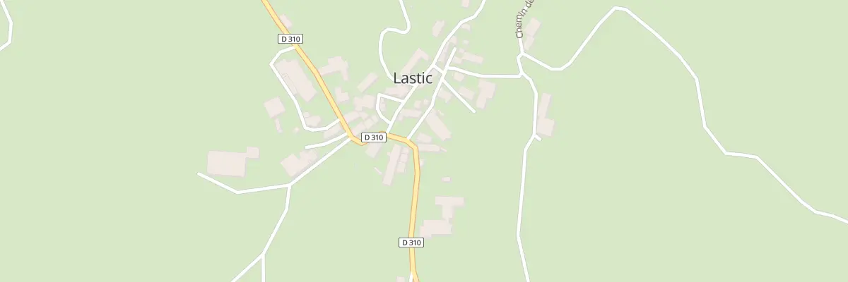 Plan du 5052 Le Bourg à Lastic