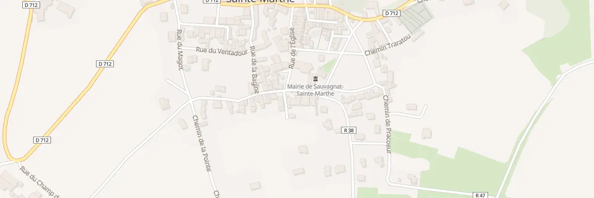 Plan du 3 Rue de la Borie à Sauvagnat-Sainte-Marthe