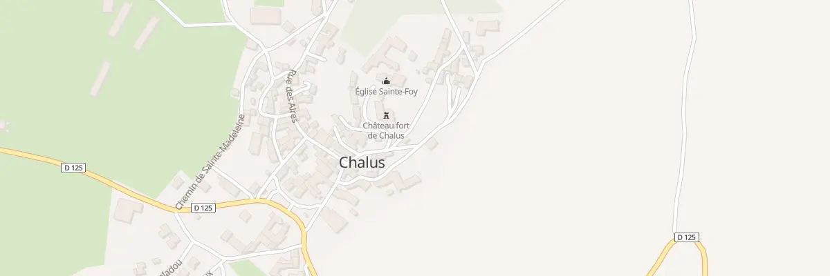 Plan du 5003 Rue du Rabichou à Chalus